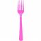 Вилка Розовый Bright Pink 20шт/уп пластик 1502-3243