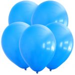 Шар пастель Голубой Т18"/45см Blue 5шт/уп (Турция) 8182314-5