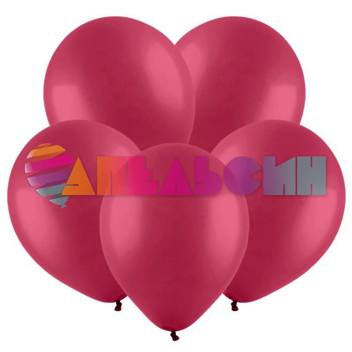 Шар пастель Красный ВП10"/25см Бургундия 100шт/уп (Китай) 2100017