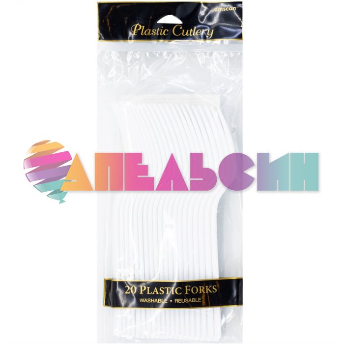 Вилка Белый Frosty White 20шт/уп 1502-3240