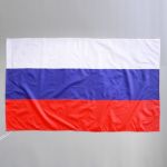 Флаг Россия триколор 90х150см 261023