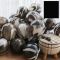 Шар латекс Агат черный Black Marble 12"/30см 50шт/уп (Китай) 612818