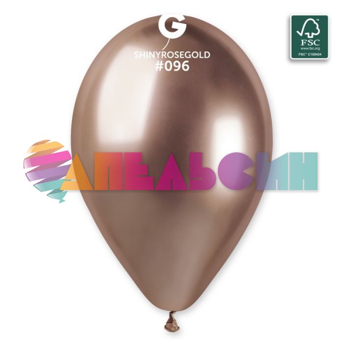 Шар хром Ассорти И14"/35см Ассорти Shiny 50шт/уп (Италия) 1101-0600