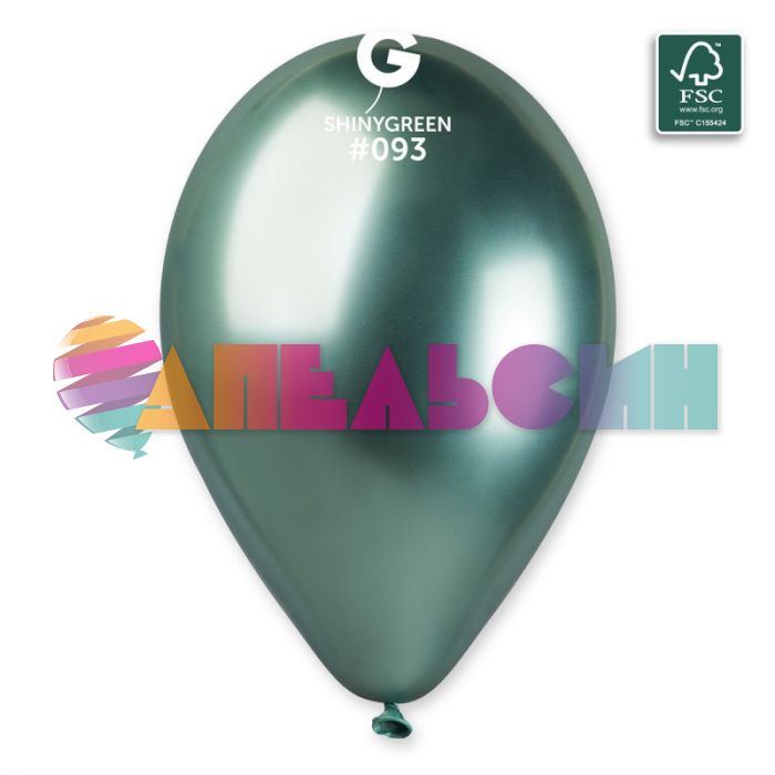 Шар хром Ассорти И14"/35см Ассорти Shiny 50шт/уп (Италия) 1101-0600