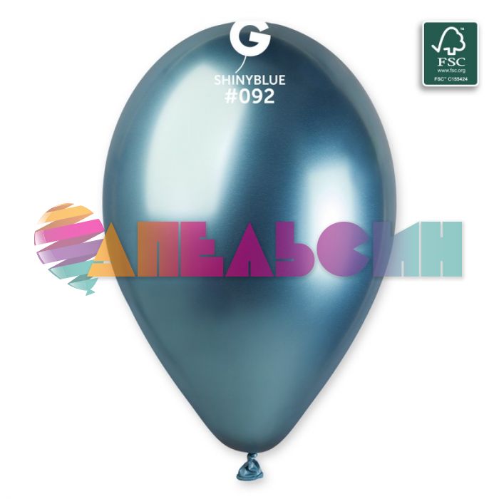 Шар хром Ассорти И14"/35см Ассорти Shiny 50шт/уп (Италия) 1101-0600