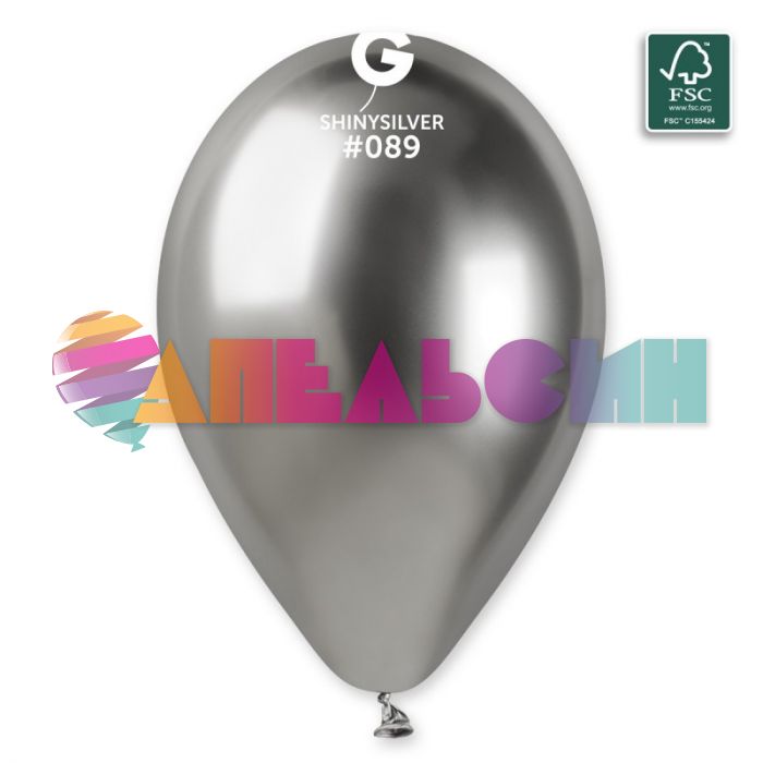 Шар хром Ассорти И14"/35см Ассорти Shiny 50шт/уп (Италия) 1101-0600