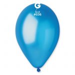 Шар металлик Синий И10"/25см (036) Blue 100шт/уп (Италия) 1102-0282