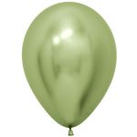Шар хром Зеленый S12"/30см (931) Reflex Lime Green 50шт/уп (Колумбия) 169736