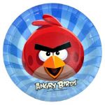 Тарелка Злые птички Angry Birds 23см 6шт/уп картон 6025557-СТОК