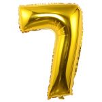 Шар цифра Золото Е26"/66см 7 Gold (Китай) 1207-3674