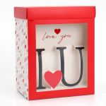 Коробка Love You 3D эффект 18х23х14см складная 9801429