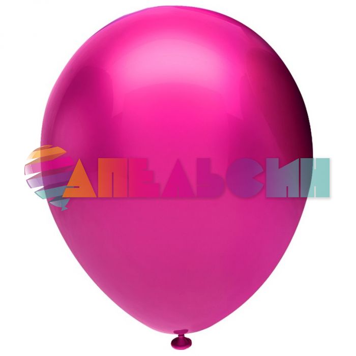 Шар металлик Розовый О12"/30см (909) Фуше 50шт/уп (Турция) 812038