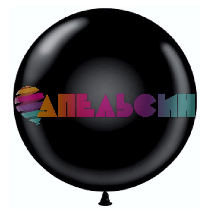 Шар пастель Черный Д36"/91см Black (Китай) 636118-1