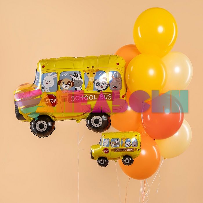 Шар фигура Автобус школьный F31"/79см (Испания) 901909