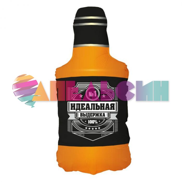 Шар фигура Бутылка коньяка Идеальная выдержка 37"/94см (Китай) 1207-6791