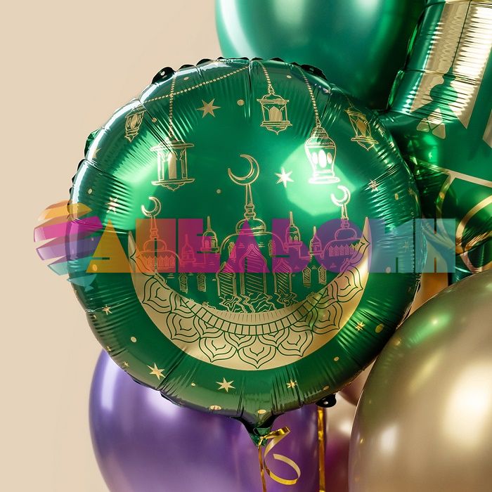 Шар фольга Рамадан Eid Mubarak FL18"/48см (Китай) 27405