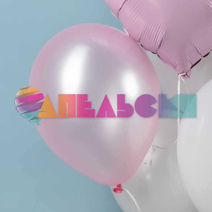 Шар металлик Розовый 512/12"/30см (M29) Rich Pink 100шт/уп (Китай) 512-12M29