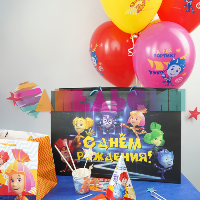 Салфетка Фиксики С ДР 33см 12шт/уп 703023