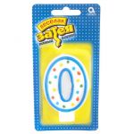 Свеча для торта Конфетти 0 1502-0135