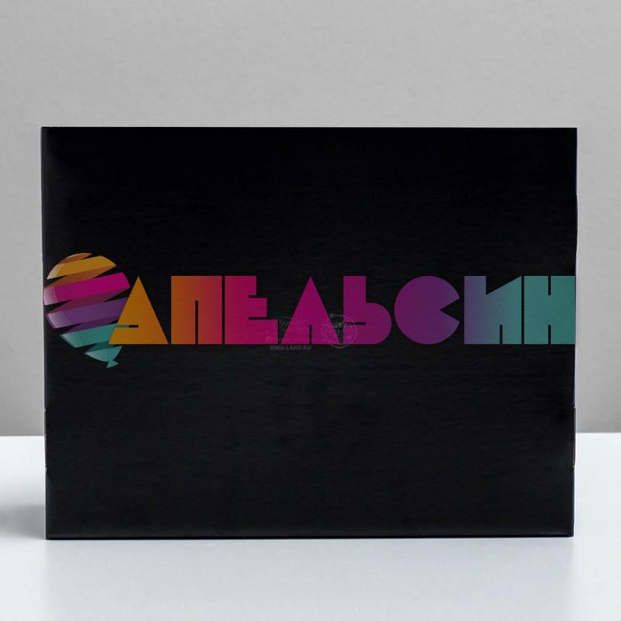 Коробка Черный Present сиреневый агат 21х27х9см складная 5112870