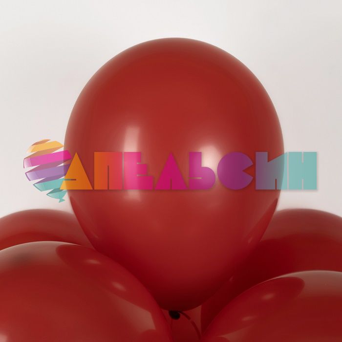 Шар пастель Красный S12"/30см (016) Imperial Red Королевский 50шт/уп (Колумбия) 403564