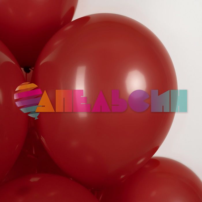 Шар пастель Красный S12"/30см (016) Imperial Red Королевский 50шт/уп (Колумбия) 403564
