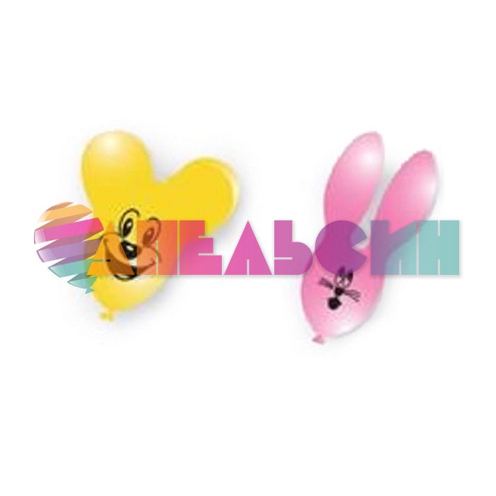 Шар фигурный Зверята МИКС 25шт/уп (Тайланд) Ч30464-СТОК