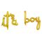 Надпись из шаров It`s a Boy золото FL16"/41см (Китай) 15525