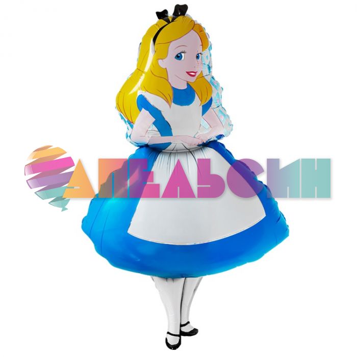 Шар фигура Девочка Алиса Е42"/107см (Китай) 1207-5430