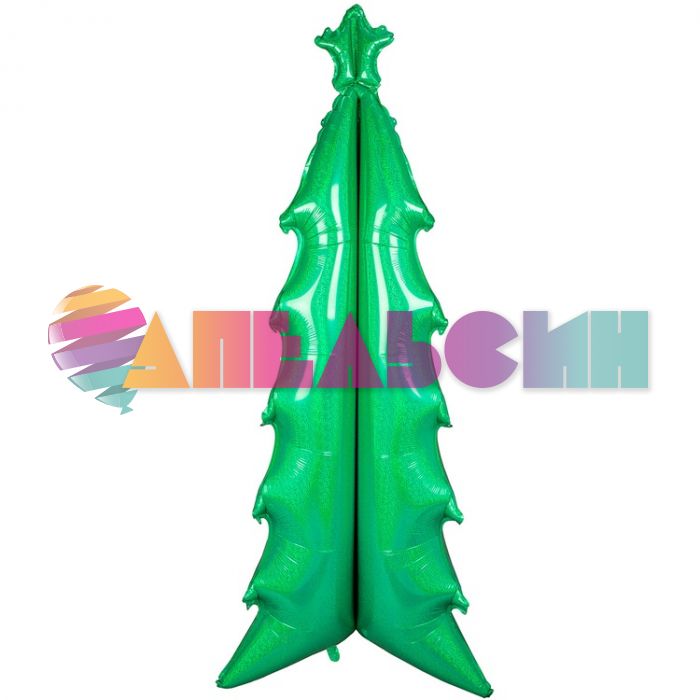 Шар ХОД Елка зеленая блеск Е72"/183см (Китай) воздух 1208-0860