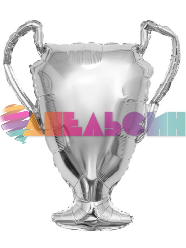 Шар фигура Кубок Чемпиона серебро FL33"/84см (Китай) 27294