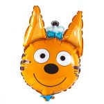 Мини голова Три кота Коржик FL12"/30см с клапаном (Китай) 403118