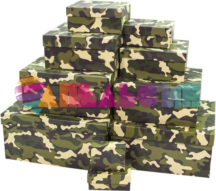 Коробка Камуфляж прямоугольник 103/6803-5-СТОК