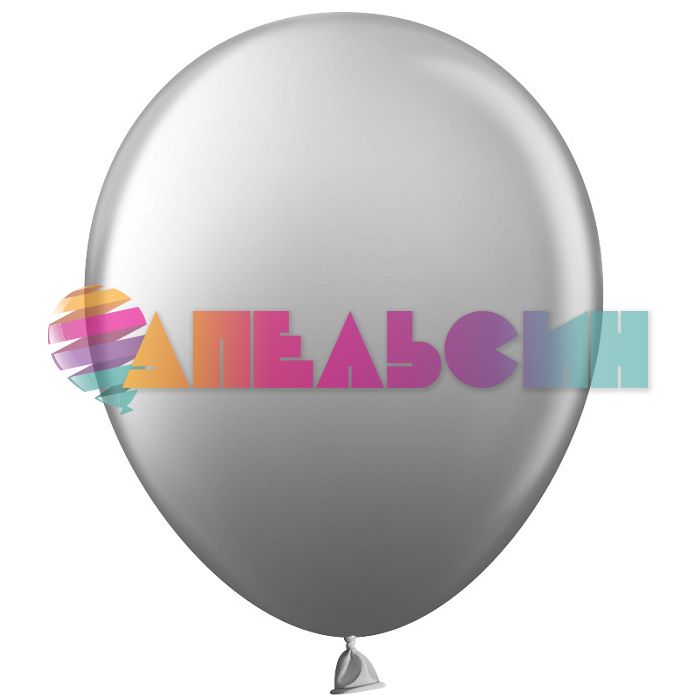 Шар пастель Серый Ш12"/30см Grey 100шт/уп (Китай) 912037