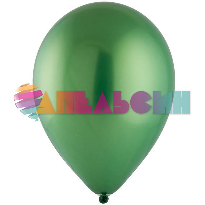 Шар хром Зеленый Э12"/30см Emerald (888) 50шт/уп (Малайзия) сатин 1102-1849