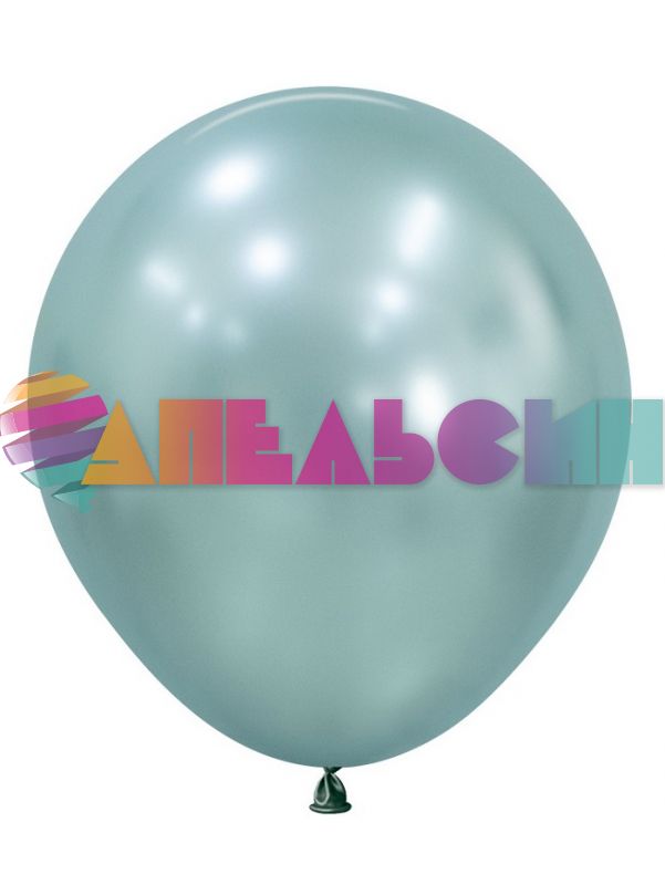Шар шелк Зеленый S18"/46см (826) Cool Mint свежая мята 6шт/уп (Колумбия) 409696