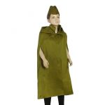 Костюм Военный 2в1 (плащ, пилотка) 120-130см 1741767-ПРОКАТ