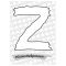 Наклейка Z Своих не бросаем 30х50см ZNG0002036