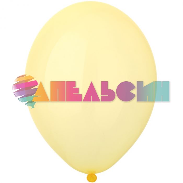 Шар кристалл Желтый В105/36см (046) Bubble Yellow 50шт/уп (Бельгия) 1102-1801