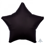 Шар звезда Черный A19"/49см Onyx (США) сатин 3803602 1204-0729