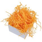 Наполнитель Оранжевый неон 2мм гофре 50гр/уп бумага H041