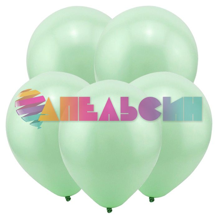 Шар пастель Зеленый Т12"/30см Mint Green 100шт/уп (Турция) 8123361
