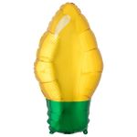 Шар фигура Лампочка НГ золото A22"/55см (США) 1207-5882