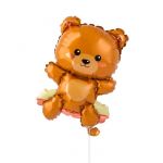 Мини фигура Мишка на скамейке Е19"/48см (Китай) 1206-1628