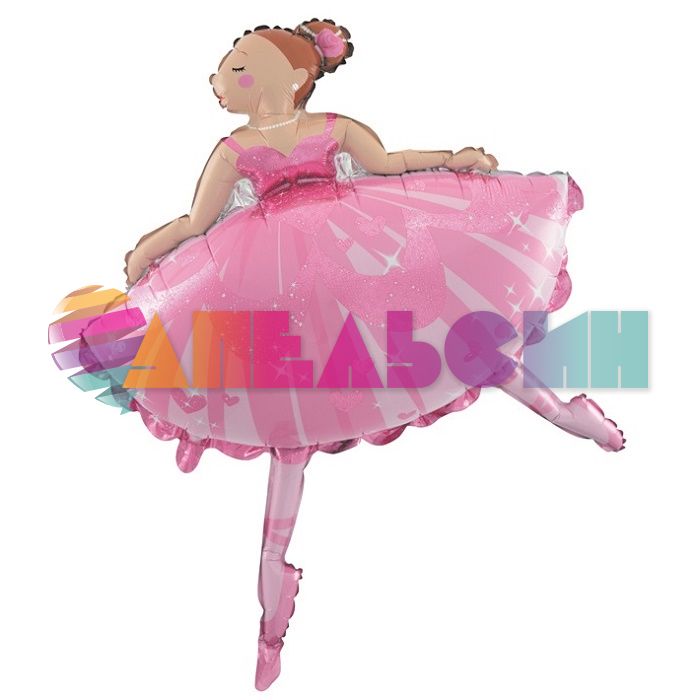 Шар фигура Балерина со стажем FL45"/114см (Китай) R358