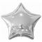 Шар звезда Серебро FL18"/46см (Китай) металлик 120100