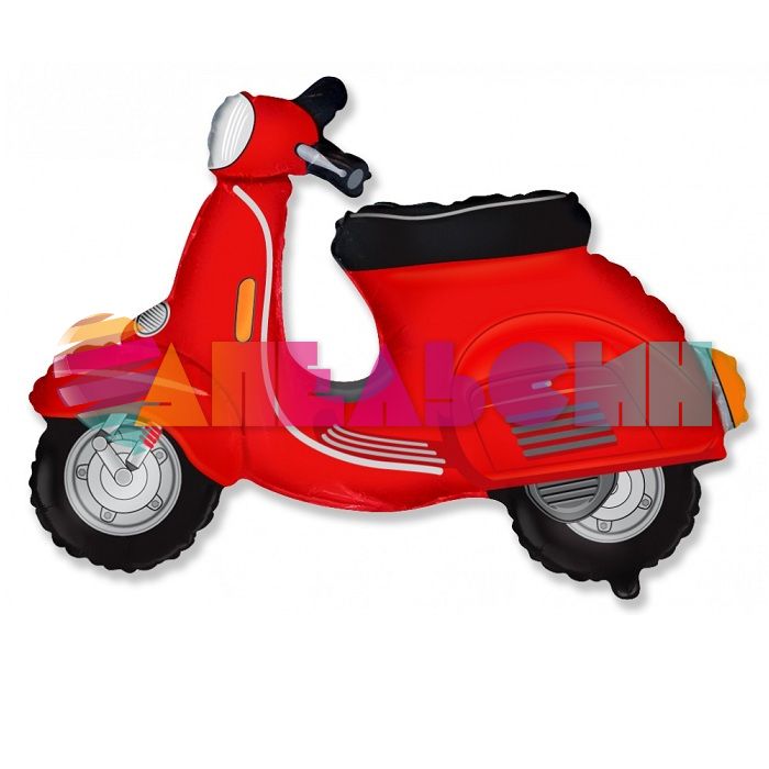 Шар фигура Скутер красный F38/98см (Испания) 901734R