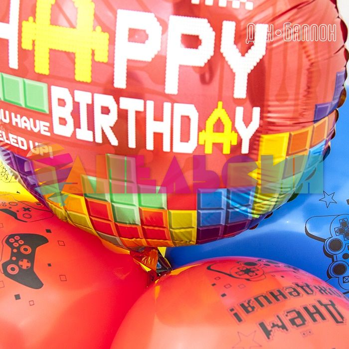 Шар фольга Черепашки-Нинзя малыши A18"/48см круг (США) 401595