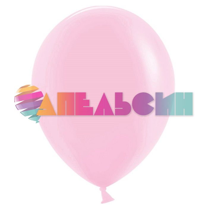 Шар пастель Розовый Д12"/30см Pink Коралл 100шт/уп (Китай) макарунс 612141