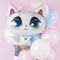 Шар фигура Котенок белый FL32"/81см (Китай) 20125